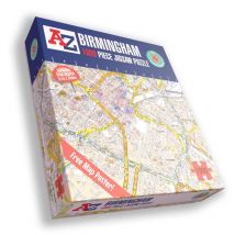 A To Z Birmingham Map 1000 Piece Jigsaw Puzzle