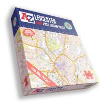 A To Z 1000 Piece Leicester Map Jigsaw Puzzle