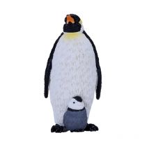 Mojo Fun Emperor Penguin And Chick Figurine – Polyvinyl Chloride Wildlife Toy