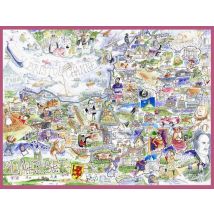 Tim Bulmer 1000 Piece Jigsaw Puzzle - Somerset Landscape