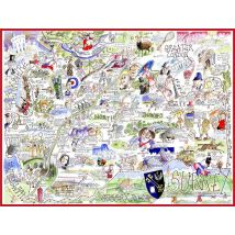 Tim Bulmer Surrey 1000 Piece Jigsaw Puzzle - Vibrant Artwork