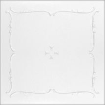 Alpina Decorations White Decorative Ceiling & Wall Panels - 2m2 (8 Panels)
