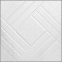 Alpina Decorations White Decorative Wall & Ceiling Panels - 500mm X 500mm - 2m²