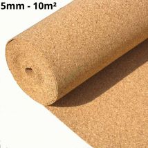 Corksystem 5mm Cork Roll Underlay - 10m² (107.63 Sqft)