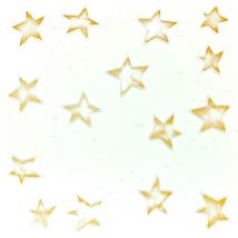 Alpina Decorations White & Gold Decorative Panels - 2m² Coverage, 8 Panels, 4mm Thick