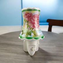 Msl 8-inch Floral Led Nightlight - Gentle Comforting Glow