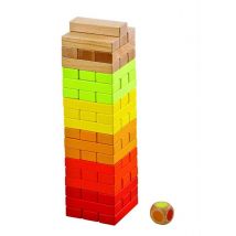 Lelin Tumbling Game 56 Engaging Pieces - Develops Dexterity & Problem-solving Skills