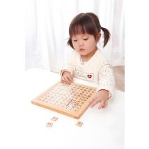 Lelin Wooden Hundred Board - Educational Counting Toy
