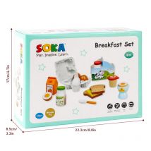 Soka Play Imagine Learn Breakfast Set - Vibrant, Educational Toy
