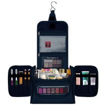 Premium Quality Waterproof Nylon Toiletry Bag - Navy 5.9 X 28 X 20 Cm