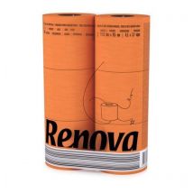 Renova 3-ply Soft Orange Toilet Tissue Rolls - Luxuriously Comfortable & Absorbent