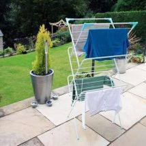 Aspect Foldable 3 Tiers Airer - Expandable Indoor & Outdoor Drying Rack For Laundry Room, Baby Clothes