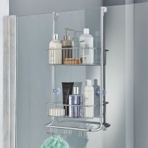 Direct Online Houseware Nano-coating Over-door Shower Caddy - Rust Resistant Bathroom Storage