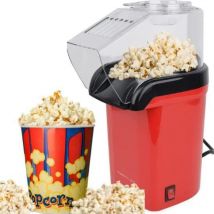Domestic King 1200w Hot Air Popcorn Maker - Oil-free & Fast