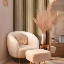 Jōbū Home Natural & Coloured Acoustic Slatted Wall Panels
