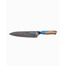 Makan 8.5" Chef Knife - Blue Wood Handle - Superior Cutting Performance