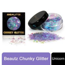 Beautz Chunky Cosmetic Glitter - Unicorn, 5g Pot