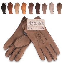 Nordvek Premium Sheepskin Gloves With 3 Point Design - Ladies