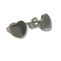 Aye Do Gifts 304 Stainless Steel Hypoallergenic Heart Stud Earrings 5x5mm