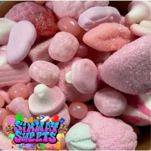 Simway Sweets 1kg Pink Pick N Mix Bag - Uk Made
