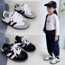 Children's Cricket 2023 Spring and Autumn New Girls' German Training Korean Edition Boys' Sports Baby Casual Little