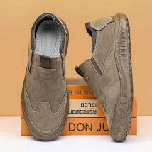 MenWalking Shoes Leather Shoes Sneakers Synthetic Fabric Breathable Arch Support Footwear Sneakers