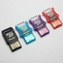 Adaptateur de lecteur de carte mémoire Micro SD TF vers USB 2.0, 2 pièces, haute vitesse, pour ordinateur portable, nouveau