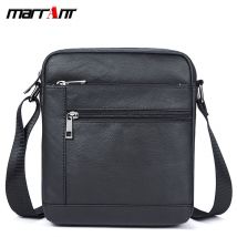 Men's Bags Single Shoulder Backpack Men Leather Small Messenger Bag Casual Retro Messenger Bag Men's Single Shoulder Bag