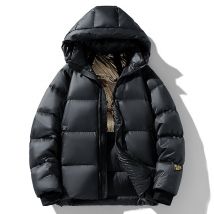 Women's Clothing black and gold white winter coats cotton jacket winter new style windproof warm thick short style