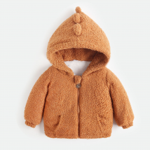 Doudoune chaude enfant en polaire teddy