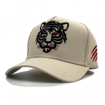 Nouveau chapeau de pêche tête de tigre chapeau brodé hommes haut casquette de baseball à la mode grande tête chapeau à pointe chapeau d'escalade