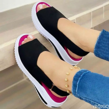 Women Shoes Summer new Breathable Wedges Sneakers Shoes Women Plus Size Shoes Women Trainers Flat Vulcanize Shoes Sport