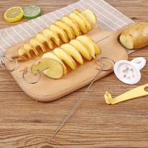 cyclone potato slicer barbecue potato tower hand-cranking slicer vegetable spiral slicer string hand potato cutter