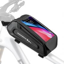 ROCKBROS Bicycle Bag, 1.7L Handlebar Bag or Frame Bag, suitable for phones up to 6.8 inches