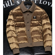 European Station High-End Trendy Thickening Lapel Short down Jacket Men's Winter Leisure Fashion Best-Seller White Duck down Coat