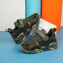 Chaussures pour garçons Mother&Kids Chaussures d'entraînement militaires légères et respirantes en maille camouflage Baskets pour enfants Chaussures de course pour filles