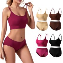 Sous-vêtements français femmes petite poitrine froncée mince Non-acier anneau grand sport jarretelle gilet soutien-gorge slip ensemble