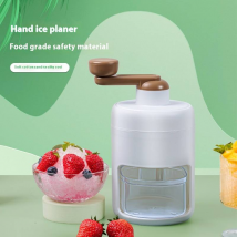 Autres ustensiles et gadgets de cuisine Machine à glace pilée pour stands sans électricité Petit broyeur à glace manuel Smoothie à manivelle domestique