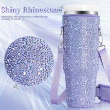 Housse de pot en diamant chaud Spot pour la maison et le jardin Housse de tasse à glace en néoprène Stanley 40 oz Housse de bouteille portable isolante pour voiture Housse de tasse