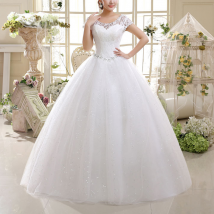 Vêtements pour femmes Épaules Slim Mariage Grande taille Mariée Dentelle Sangle Photo Studio