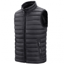 [OutdoorFlex] Gilet matelassé pour homme - Gilet matelassé à col montant | Pièce légère à superposer