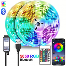 Bande lumineuse LED 5050RGB bande lumineuse 5V bande lumineuse LED basse tension bande LED auto-adhésive USB TV bande lumineuse d'ambiance de fond