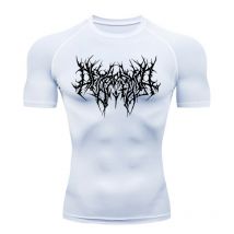 T-shirt pour homme T-shirt de sport de course pour homme T-shirt de compression pour homme T-shirt de fitness à séchage rapide T-shirt d'entraînement moulant pour gym T-shirt de course à pied