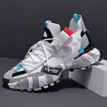 European Station Breathable Thin Section Summer Men&#39;s Shoes 2023 New Trendy Brand Sports Shoes Spring Soft Bottom Daddy Shoes Men