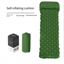 Nouveau coussin gonflable en TPU à diamant unique pour tente extérieure, matelas de couchage de camping, coussin ultra léger et portable à cinq coins résistant à l'humidité