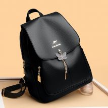 Femmes en cuir souple papillon frange sacs à dos Vintage sac à dos filles sac d'école voyage sac à dos dames sac à dos femme