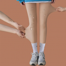 2023 Warm Tighs for Winer Thermal Sockings Woman Panyhose Skin Effec Women's Fleece Leggings Girls Bare Leg