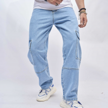 Pantalon ample à la mode américaine pour hommes High Street Wide Leg Pants