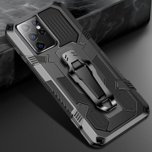 Coque blindée antichoc pour Samsung Galaxy S22 Plus, S22Ultra S 22 S 2, robuste, hybride, support de téléphone avec Clip de ceinture