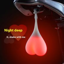Night cycling, personalized taillights, headlights, mountain bikes, egg shaped lights, equipment, cycling equipment